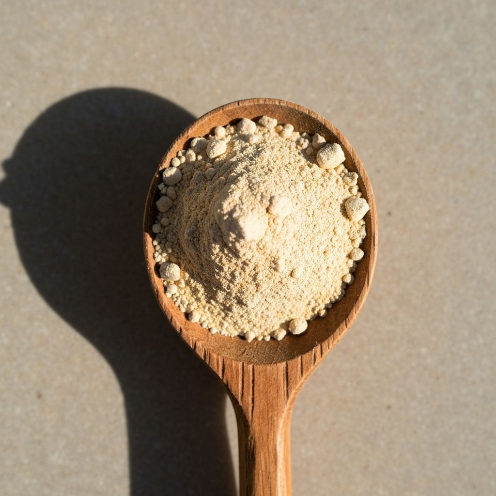 Ginseng und Ashwagandha Pulvermischung